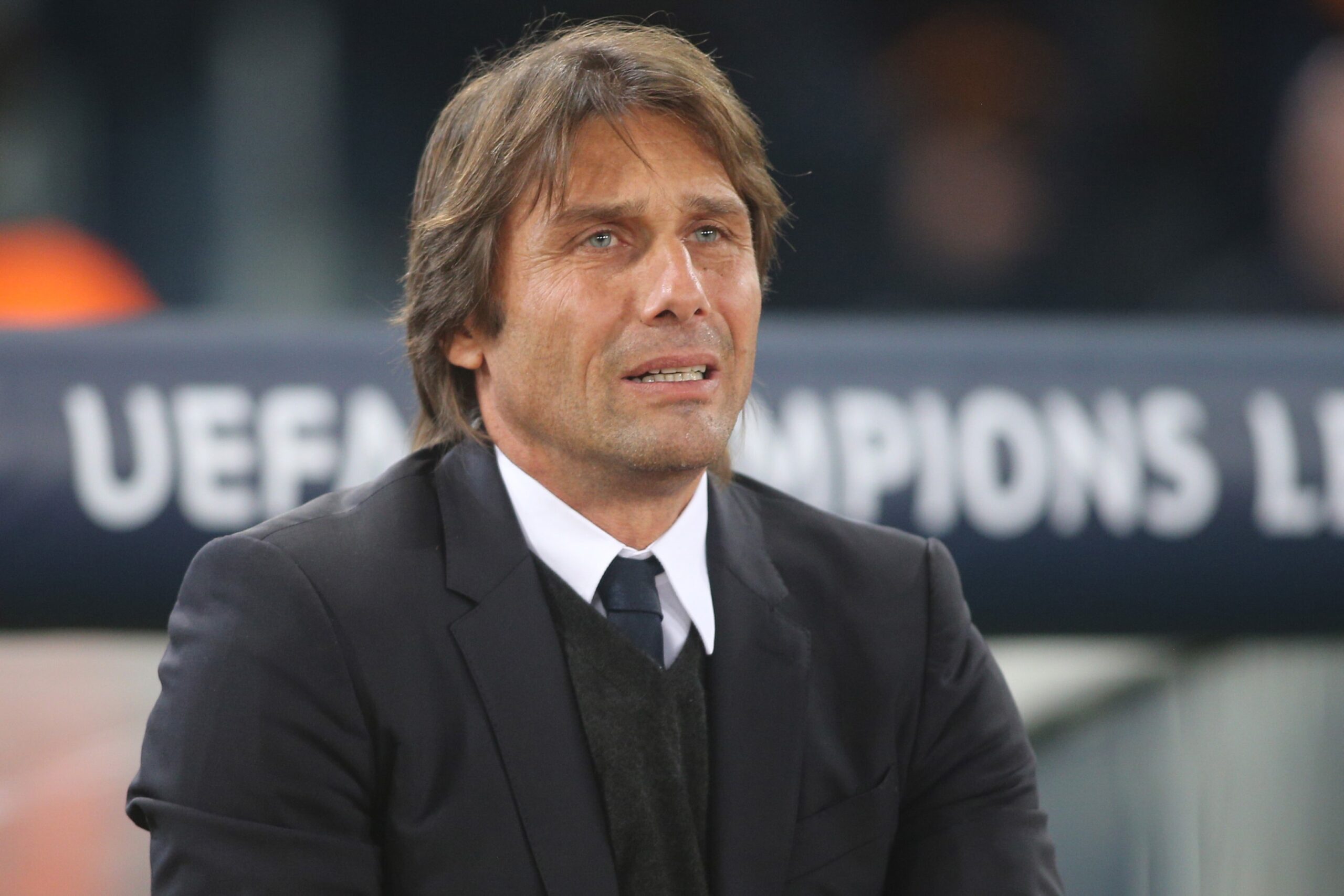 In questa foto è evidente l'efficacia che negli anni ha avuto il trapianto di capelli di Antonio Conte