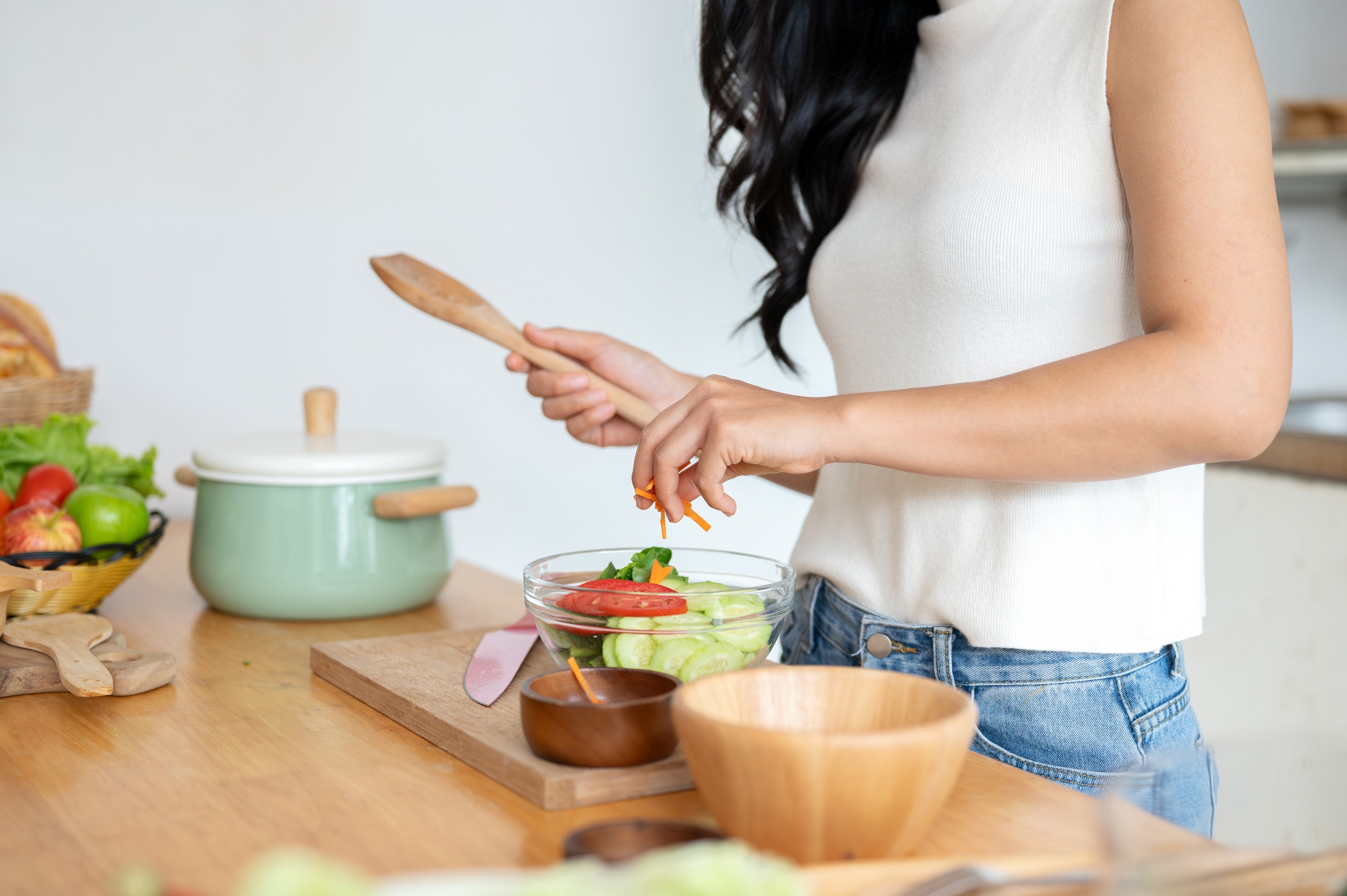 Alimentazione sana dopo un mese dall'addominoplastica.